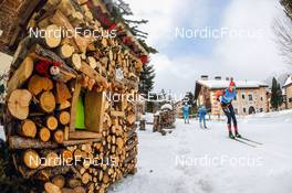 22.01.2022, Zuoz Switzerland (SUI): Jan Srail (CZE), Andreas Nygaard (NOR), (l-r) - Visma Ski Classics La Diagonela, Zuoz (SUI). www.nordicfocus.com. © Tumashov/NordicFocus. Every downloaded picture is fee-liable.