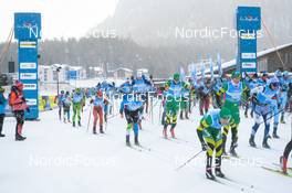 22.01.2022, Zuoz Switzerland (SUI): Event Feature: Start of mens race- Visma Ski Classics La Diagonela, Zuoz (SUI). www.nordicfocus.com. © Tumashov/NordicFocus. Every downloaded picture is fee-liable.