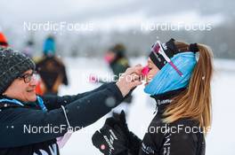 22.01.2022, Zuoz Switzerland (SUI): Event Feature: Race preparing- Visma Ski Classics La Diagonela, Zuoz (SUI). www.nordicfocus.com. © Tumashov/NordicFocus. Every downloaded picture is fee-liable.