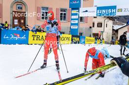 22.01.2022, Zuoz Switzerland (SUI): Mauro Brigadoi (ITA) - Visma Ski Classics La Diagonela, Zuoz (SUI). www.nordicfocus.com. © Tumashov/NordicFocus. Every downloaded picture is fee-liable.