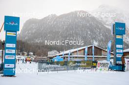 22.01.2022, Zuoz Switzerland (SUI): Feature: Venue, start of race - Visma Ski Classics La Diagonela, Zuoz (SUI). www.nordicfocus.com. © Tumashov/NordicFocus. Every downloaded picture is fee-liable.