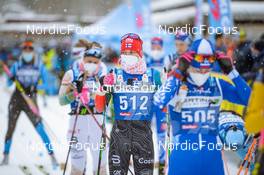 22.01.2022, Zuoz Switzerland (SUI): Kati Roivas (FIN) - Visma Ski Classics La Diagonela, Zuoz (SUI). www.nordicfocus.com. © Tumashov/NordicFocus. Every downloaded picture is fee-liable.