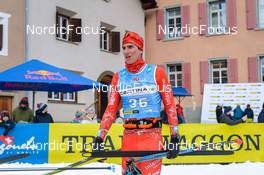 22.01.2022, Zuoz Switzerland (SUI): Francesco Ferrari (ITA) - Visma Ski Classics La Diagonela, Zuoz (SUI). www.nordicfocus.com. © Tumashov/NordicFocus. Every downloaded picture is fee-liable.