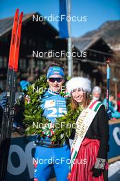 30.01.2022, Val di Fiemme, Italy (ITA): Ermil Vokuev (RUS) - Visma Ski Classics Marcialonga, Val di Fiemme (ITA). www.nordicfocus.com. © Modica/NordicFocus. Every downloaded picture is fee-liable.