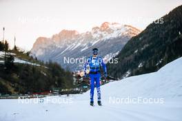30.01.2022, Val di Fiemme, Italy (ITA): Ermil Vokuev (RUS) - Visma Ski Classics Marcialonga, Val di Fiemme (ITA). www.nordicfocus.com. © Modica/NordicFocus. Every downloaded picture is fee-liable.