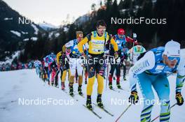 30.01.2022, Val di Fiemme, Italy (ITA): Max Novak (SWE) - Visma Ski Classics Marcialonga, Val di Fiemme (ITA). www.nordicfocus.com. © Modica/NordicFocus. Every downloaded picture is fee-liable.