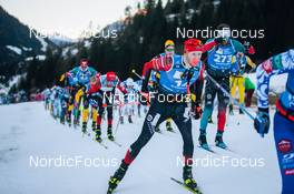 30.01.2022, Val di Fiemme, Italy (ITA): Joar Thele (NOR) - Visma Ski Classics Marcialonga, Val di Fiemme (ITA). www.nordicfocus.com. © Modica/NordicFocus. Every downloaded picture is fee-liable.