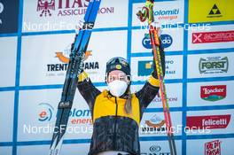 30.01.2022, Val di Fiemme, Italy (ITA): Lina Korsgren (SWE) - Visma Ski Classics Marcialonga, Val di Fiemme (ITA). www.nordicfocus.com. © Modica/NordicFocus. Every downloaded picture is fee-liable.