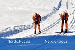 12.02.2022, Bedrichov, Czech Republic (CZE): feature: Team Næringsbanken Athlete/s, testing, training - Visma Ski Classics Jizerska50 - Bedrichov (CZE). www.nordicfocus.com. © Reichert/NordicFocus. Every downloaded picture is fee-liable.