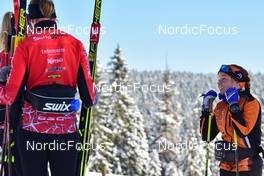 12.02.2022, Bedrichov, Czech Republic (CZE): Julia Angelsioeoe (SWE), testing, training - Visma Ski Classics Jizerska50 - Bedrichov (CZE). www.nordicfocus.com. © Reichert/NordicFocus. Every downloaded picture is fee-liable.