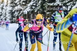 13.02.2022, Bedrichov, Czech Republic (CZE): Lina Korsgren (SWE) - Visma Ski Classics Jizerska50 - Bedrichov (CZE). www.nordicfocus.com. © Reichert/NordicFocus. Every downloaded picture is fee-liable.