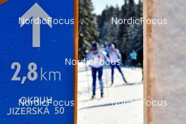 12.02.2022, Bedrichov, Czech Republic (CZE): feature: Russian Winter Team Athlete/s, track sign - Visma Ski Classics Jizerska50 - Bedrichov (CZE). www.nordicfocus.com. © Reichert/NordicFocus. Every downloaded picture is fee-liable.