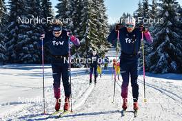 12.02.2022, Bedrichov, Czech Republic (CZE): feature: Team Straye Waterwell Athlete/s, testing, training - Visma Ski Classics Jizerska50 - Bedrichov (CZE). www.nordicfocus.com. © Reichert/NordicFocus. Every downloaded picture is fee-liable.