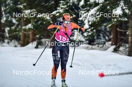13.02.2022, Bedrichov, Czech Republic (CZE): Julia Angeklsioeoe (SWE) - Visma Ski Classics Jizerska50 - Bedrichov (CZE). www.nordicfocus.com. © Reichert/NordicFocus. Every downloaded picture is fee-liable.