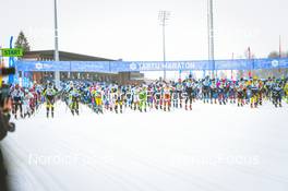 20.02.2022, Otepaeae, Estonia (EST): Feature: Start of mens race - Visma Ski Classics Tartumarathon - Otepaeae (EST). www.nordicfocus.com. © Tumashov/NordicFocus. Every downloaded picture is fee-liable.