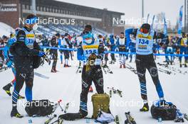 20.02.2022, Otepaeae, Estonia (EST): Feature: Participants getting ready - Visma Ski Classics Tartumarathon - Otepaeae (EST). www.nordicfocus.com. © Tumashov/NordicFocus. Every downloaded picture is fee-liable.