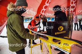20.02.2022, Otepaeae, Estonia (EST): Feature: ski preparation - Visma Ski Classics Tartumarathon - Otepaeae (EST). www.nordicfocus.com. © Tumashov/NordicFocus. Every downloaded picture is fee-liable.