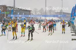 20.02.2022, Otepaeae, Estonia (EST): Feature: Start of womens race - Visma Ski Classics Tartumarathon - Otepaeae (EST). www.nordicfocus.com. © Tumashov/NordicFocus. Every downloaded picture is fee-liable.