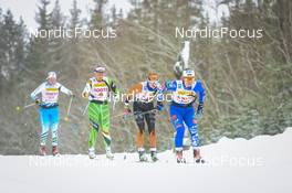 20.02.2022, Otepaeae, Estonia (EST): Karolina Grohova (CZE), Marie Renee Sorum Gangso (NOR), Dina Nekrasova (RUS), (l-r)  - Visma Ski Classics Tartumarathon - Otepaeae (EST). www.nordicfocus.com. © Tumashov/NordicFocus. Every downloaded picture is fee-liable.