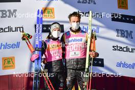 06.03.2022, Mora, Sweden (SWE): Ida Dahl (SWE), Max Novak (SWE), (l-r) - Visma Ski Classics Vasaloppet, Mora (SWE). www.nordicfocus.com. © Reichert/NordicFocus. Every downloaded picture is fee-liable.