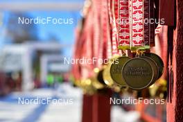 05.03.2022, Mora, Sweden (SWE): feature: medals for finisher - Visma Ski Classics Vasaloppet, Mora (SWE). www.nordicfocus.com. © Reichert/NordicFocus. Every downloaded picture is fee-liable.