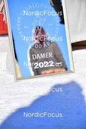 06.03.2022, Mora, Sweden (SWE): feature: women winner mirror - Visma Ski Classics Vasaloppet, Mora (SWE). www.nordicfocus.com. © Reichert/NordicFocus. Every downloaded picture is fee-liable.