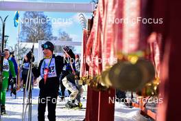 05.03.2022, Mora, Sweden (SWE): feature: young boy, finisher medals- Visma Ski Classics Vasaloppet, Mora (SWE). www.nordicfocus.com. © Reichert/NordicFocus. Every downloaded picture is fee-liable.