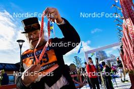 05.03.2022, Mora, Sweden (SWE): feature: finisher medals, veteran race - Visma Ski Classics Vasaloppet, Mora (SWE). www.nordicfocus.com. © Reichert/NordicFocus. Every downloaded picture is fee-liable.