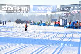 06.03.2022, Mora, Sweden (SWE): feature: start area is getting cleaned - Visma Ski Classics Vasaloppet, Mora (SWE). www.nordicfocus.com. © Reichert/NordicFocus. Every downloaded picture is fee-liable.