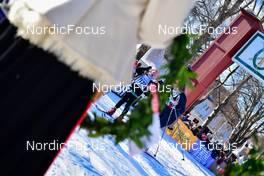 05.03.2022, Mora, Sweden (SWE): feature: young boy, finisher- Visma Ski Classics Vasaloppet, Mora (SWE). www.nordicfocus.com. © Reichert/NordicFocus. Every downloaded picture is fee-liable.