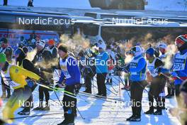 06.03.2022, Mora, Sweden (SWE): feature: start, cold - Visma Ski Classics Vasaloppet, Mora (SWE). www.nordicfocus.com. © Reichert/NordicFocus. Every downloaded picture is fee-liable.