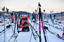 06.03.2022, Mora, Sweden (SWE): feature: preparation, before the start - Visma Ski Classics Vasaloppet, Mora (SWE). www.nordicfocus.com. © Reichert/NordicFocus. Every downloaded picture is fee-liable.