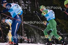 19.03.2022, Lillehammer, Norway (NOR): Birger Brothen (NOR), Kristian Jakobsen (NOR), (l-r)  - Visma Ski Classics Birkebeinerrennet, Lillehammer (NOR). www.nordicfocus.com. © Osth/NordicFocus. Every downloaded picture is fee-liable.
