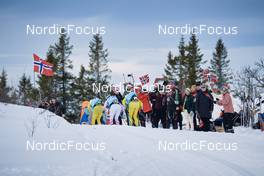19.03.2022, Lillehammer, Norway (NOR): Norwegian fans - Visma Ski Classics Birkebeinerrennet, Lillehammer (NOR). www.nordicfocus.com. © Osth/NordicFocus. Every downloaded picture is fee-liable.