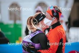 19.03.2022, Lillehammer, Norway (NOR): Andrew Musgrave (GBR), Emilie Fleten (NOR), (l-r)  - Visma Ski Classics Birkebeinerrennet, Lillehammer (NOR). www.nordicfocus.com. © Modica/NordicFocus. Every downloaded picture is fee-liable.