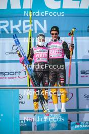 19.03.2022, Lillehammer, Norway (NOR): Ida Dahl (SWE), Max Novak (SWE), (l-r)  - Visma Ski Classics Birkebeinerrennet, Lillehammer (NOR). www.nordicfocus.com. © Modica/NordicFocus. Every downloaded picture is fee-liable.