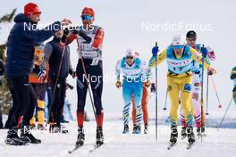 19.03.2022, Lillehammer, Norway (NOR): Anders Aukland (NOR), Torleif Syrstad (NOR), (l-r)  - Visma Ski Classics Birkebeinerrennet, Lillehammer (NOR). www.nordicfocus.com. © Osth/NordicFocus. Every downloaded picture is fee-liable.