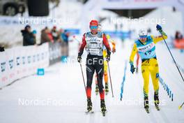 19.03.2022, Lillehammer, Norway (NOR): Anders Aukland (NOR), Torleif Syrstad (NOR), (l-r)  - Visma Ski Classics Birkebeinerrennet, Lillehammer (NOR). www.nordicfocus.com. © Modica/NordicFocus. Every downloaded picture is fee-liable.