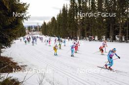19.03.2022, Lillehammer, Norway (NOR): Womens race - Visma Ski Classics Birkebeinerrennet, Lillehammer (NOR). www.nordicfocus.com. © Modica/NordicFocus. Every downloaded picture is fee-liable.