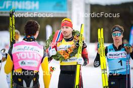 19.03.2022, Lillehammer, Norway (NOR): Andreas Nygaard (NOR), Emil Persson (SWE), (l-r)  - Visma Ski Classics Birkebeinerrennet, Lillehammer (NOR). www.nordicfocus.com. © Modica/NordicFocus. Every downloaded picture is fee-liable.