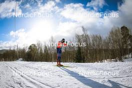 26.03.2022, Valadalen, Sweden (SWE): Audun Bakk (NOR) - Visma Ski Classics Arefjaellsloppet, Valadalen (SWE). www.nordicfocus.com. © Manzoni/NordicFocus. Every downloaded picture is fee-liable.