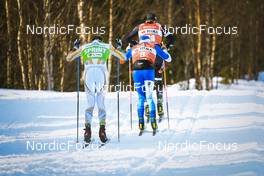 26.03.2022, Valadalen, Sweden (SWE): Stian Berg (NOR), Stian Hoelgaard (NOR) - Visma Ski Classics Arefjaellsloppet, Valadalen (SWE). www.nordicfocus.com. © Manzoni/NordicFocus. Every downloaded picture is fee-liable.