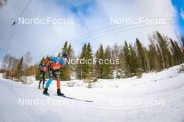 26.03.2022, Valadalen, Sweden (SWE): Event Feature: French competitor - Visma Ski Classics Arefjaellsloppet, Valadalen (SWE). www.nordicfocus.com. © Manzoni/NordicFocus. Every downloaded picture is fee-liable.