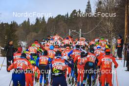 26.03.2022, Valadalen, Sweden (SWE): Event Feature: Mens race competitors - Visma Ski Classics Arefjaellsloppet, Valadalen (SWE). www.nordicfocus.com. © Manzoni/NordicFocus. Every downloaded picture is fee-liable.
