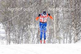 26.03.2022, Valadalen, Sweden (SWE): Audun Bakk (NOR) - Visma Ski Classics Arefjaellsloppet, Valadalen (SWE). www.nordicfocus.com. © Manzoni/NordicFocus. Every downloaded picture is fee-liable.