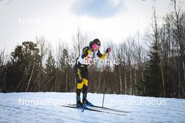 26.03.2022, Valadalen, Sweden (SWE): Laila Kveli (NOR) - Visma Ski Classics Arefjaellsloppet, Valadalen (SWE). www.nordicfocus.com. © Manzoni/NordicFocus. Every downloaded picture is fee-liable.
