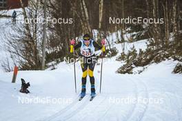 26.03.2022, Valadalen, Sweden (SWE): Laila Kveli (NOR) - Visma Ski Classics Arefjaellsloppet, Valadalen (SWE). www.nordicfocus.com. © Manzoni/NordicFocus. Every downloaded picture is fee-liable.