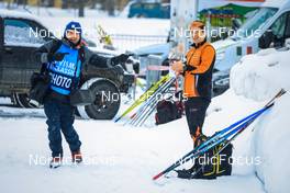 02.04.2022, Setermoen-Bardufoss, Norway (NOR): Magnus Osth, Andrew Musgrave (GBR) - Visma Ski Classics Reistadlopet, Setermoen-Bardufoss (NOR). www.nordicfocus.com. © Manzoni/NordicFocus. Every downloaded picture is fee-liable.