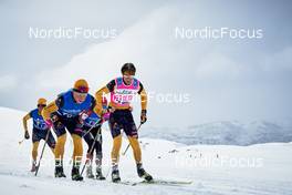 02.04.2022, Setermoen-Bardufoss, Norway (NOR): Johannes Ekloef (SWE), Max Novak (SWE), (l-r) - Visma Ski Classics Reistadlopet, Setermoen-Bardufoss (NOR). www.nordicfocus.com. © Osth/NordicFocus. Every downloaded picture is fee-liable.