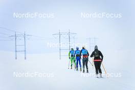 02.04.2022, Setermoen-Bardufoss, Norway (NOR): Katerina Moravcova (CZE), Katerina Paul (AUS), Victoria Nitteberg (SWE), (l-r) - Visma Ski Classics Reistadlopet, Setermoen-Bardufoss (NOR). www.nordicfocus.com. © Manzoni/NordicFocus. Every downloaded picture is fee-liable.